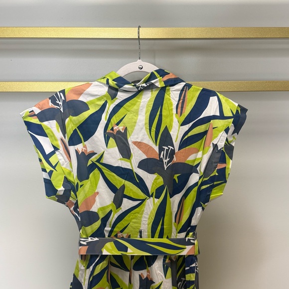 PROSPERINA JOCELYN MULTI FLORAL PRINT COTTON MAXI DRESS - Picture 7 of 8